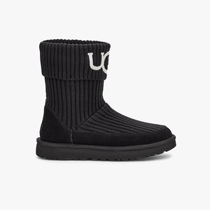 Ugg Classic Knit Klassiska Stövlar Dam Svarta (432970KXN)